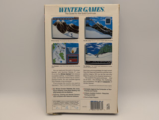 Epyx Winter Games, Cover (back)