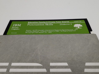 IBM Punctuation Skills, Diskette 2