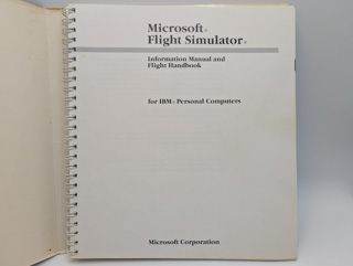 Microsoft Flight Simulator, Manual